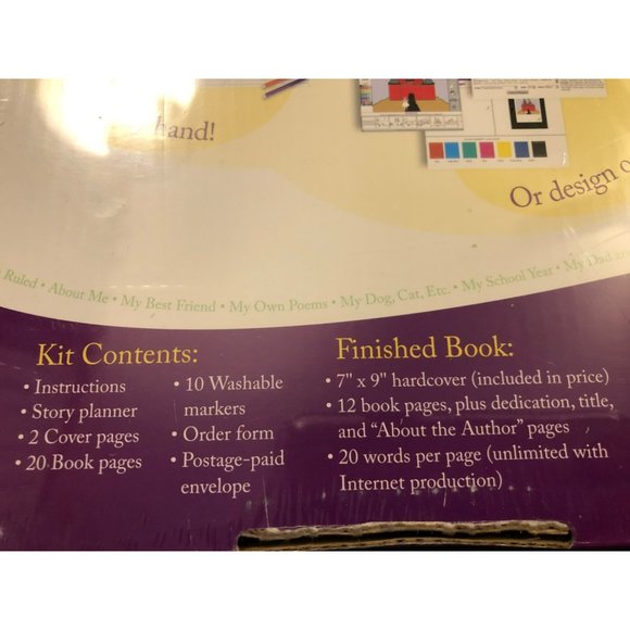 NIB Creations by You Illustory Write & Illustrate a Professionally-Produced Book - Picture 4 of 4